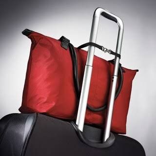 Samsonite jordyn red tote laptop travel bag Barang Mewah Tas