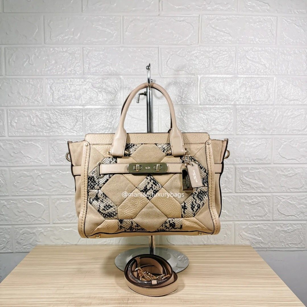 Coach swagger patchwork deals