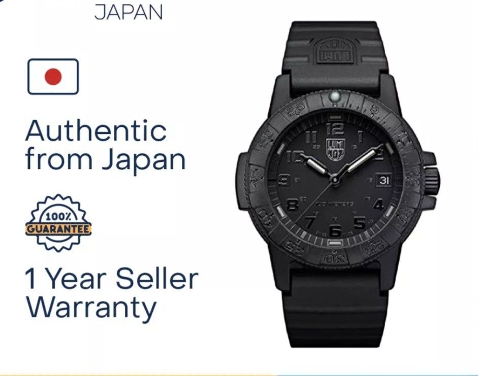 Scarce Rare Mint Japan Luminox Sea Turtle 300 Special Series Limited Edition Quartz Model 0301.BO Black Knight Special Edition Men s Fashion Watches Accessories Watches on Carousell