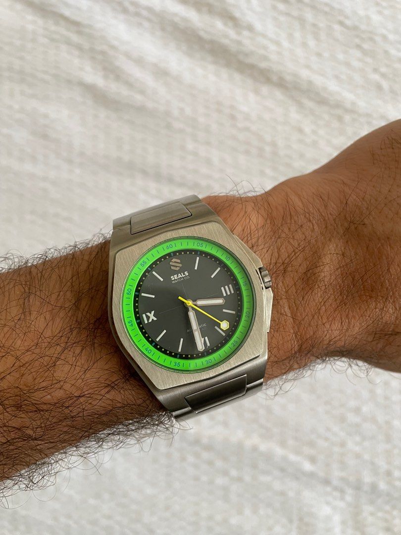 Model A.5 Automatic Wrist Watch - Acid Green