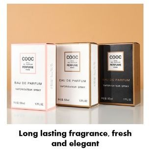 Set of 2 : 50ml COOC Perfume Long Lasting Fragrance Long Fresh Elegant  Seductive Feminine Sweet Floral Good Nozzle Male SB0888, Beauty & Personal  Care, Fragrance & Deodorants on Carousell