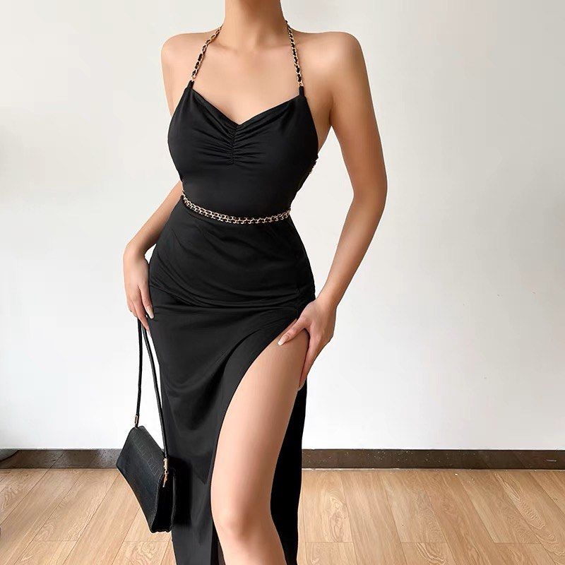 All black sales sexy dress
