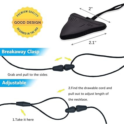 Shark Tooth Chew Necklace for Kids, Hobbies & Toys, Toys & Games on