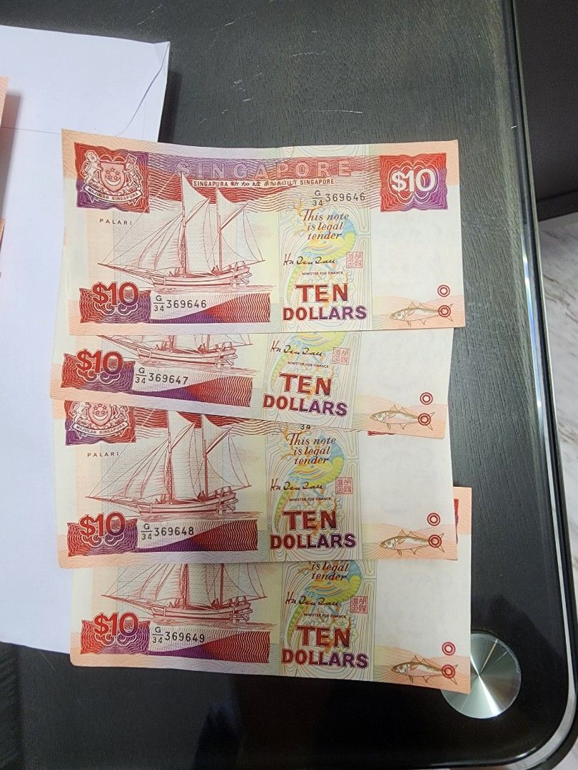 Singapore $10 notes, Hobbies & Toys, Memorabilia & Collectibles ...