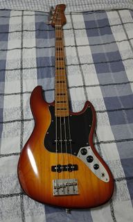 Sire V5 bass guitar with upgraded parts