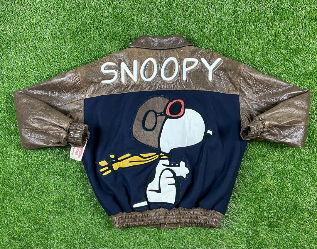 NEW Supreme Luxury Brand Snoopy Design Bomber Jacket Limited Edition