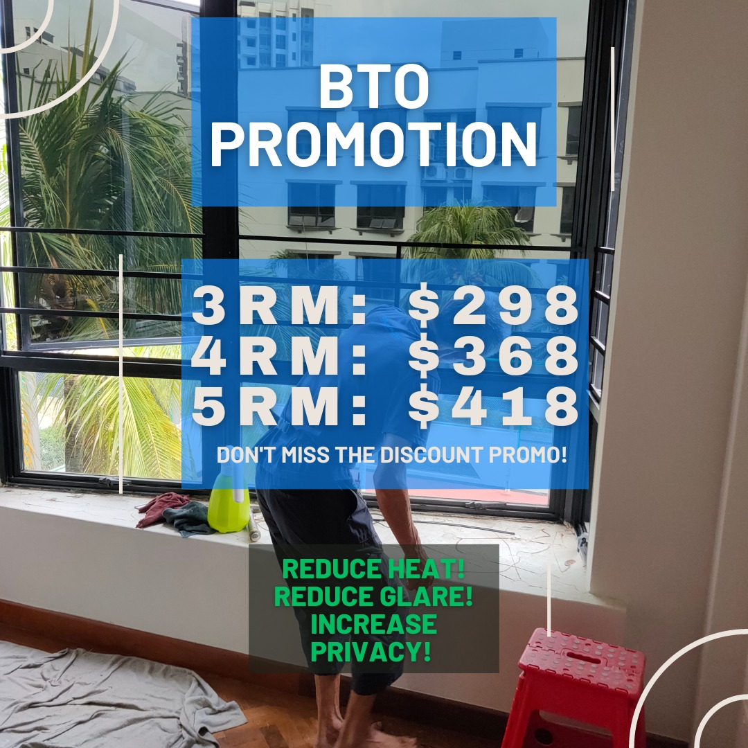 Solar Window Film BTO Package Deals!, Furniture & Home Living, Home ...