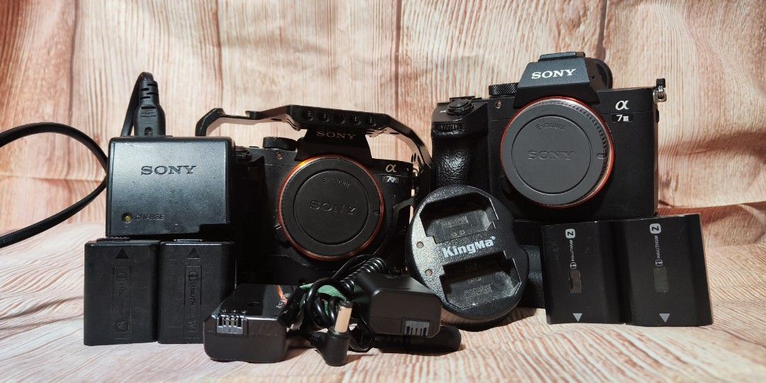 Sony A7iii and Sony A7sii camera kit, Photography, Cameras on Carousell