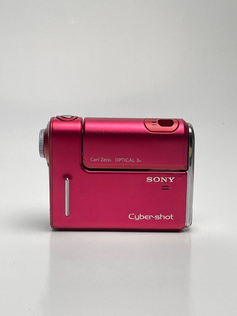 【ジャンク】SONY DSC-F88 レッド ソニー、回転レンズに光学ズームを装備した「DSC-F88」