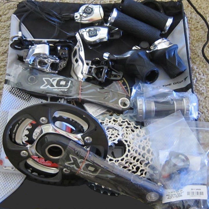 SRAM XO partial groupset 10 speed Sports Equipment Bicycles