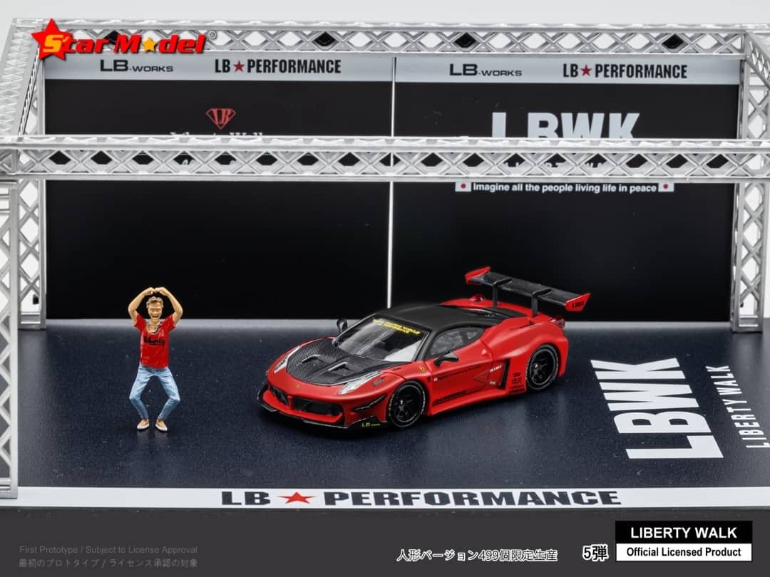 Star Model 1:64合金模型！日本LBWK授權產品，剪影版LB-Silhouette WORKS 458 GT。第五批2色預售中 ...