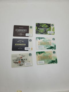 Starbucks WORDMARK CARDs bundle