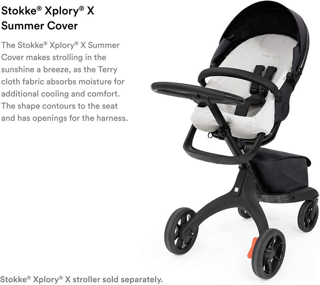 Stokke Xplory Stroller Seat Summer Cover Babies Kids Going Out