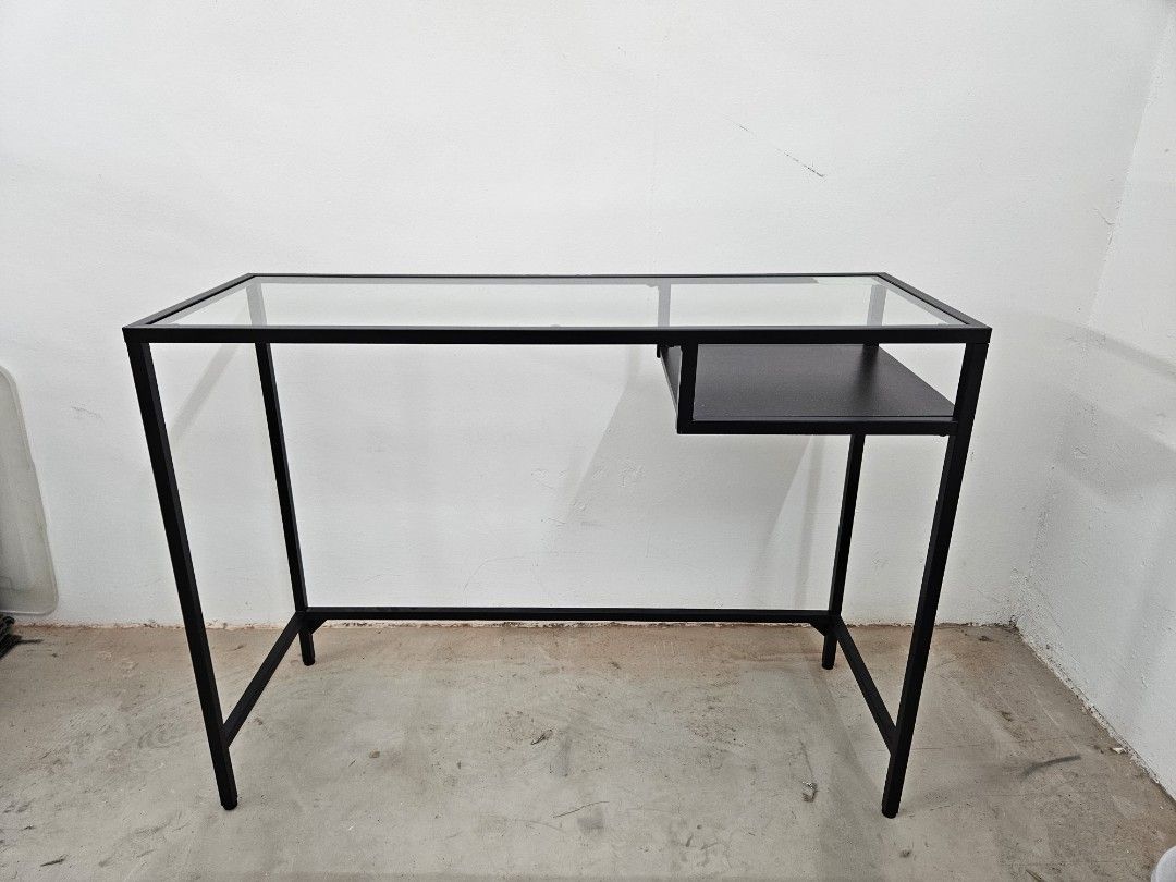 Study table , Ikea Vittsjo Table, Furniture & Home Living, Furniture