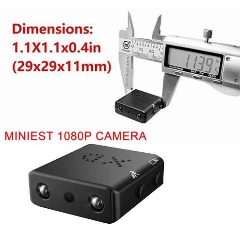 Super Small Slim Mini Hidden Camera CCTV Security Camera
