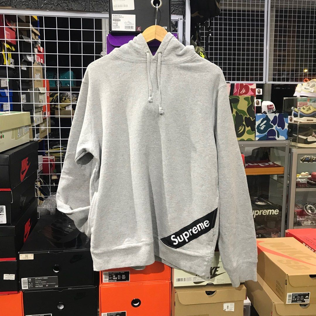 Supreme corner label hoodie top