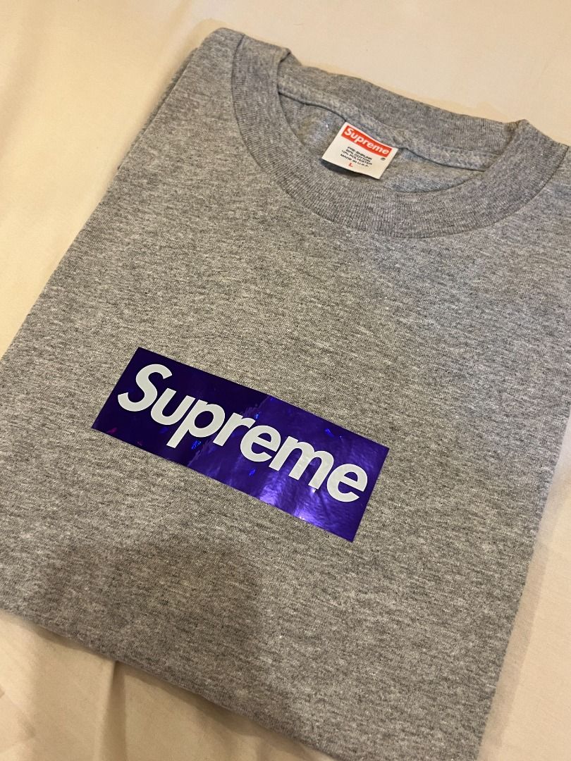 Supreme holographic box logo tee outlet