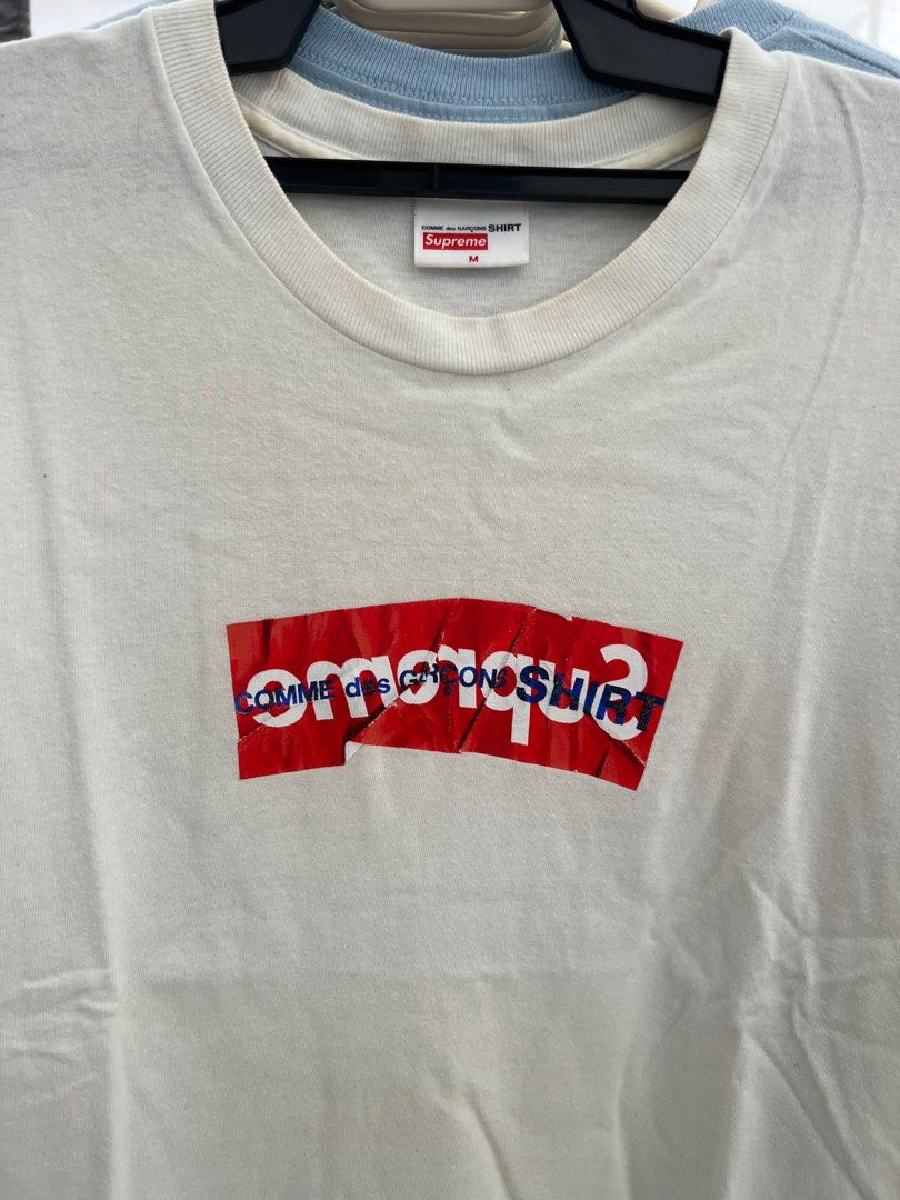 Supreme box logo sales x cdg