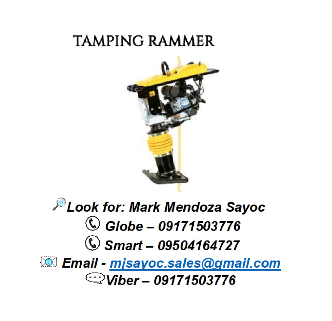 Tamping Rammer, Commercial & Industrial, Construction Tools & Equipment
