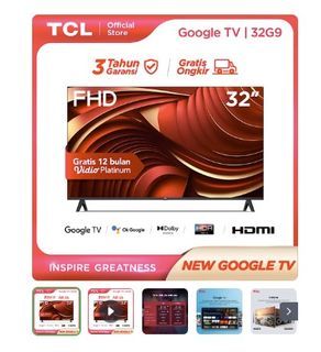 TCL 32 Inch Google TV - 32G9 - FHD - Google Audio - WiFi - 32G9