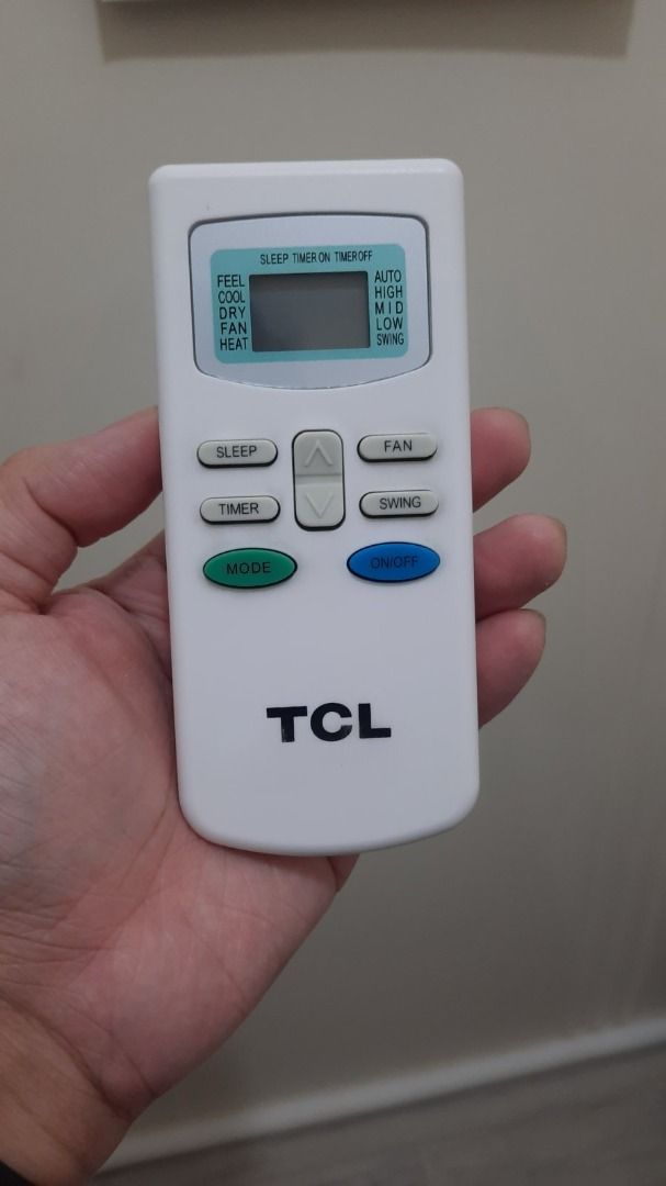 TCL Titan Gold Air Condition Remote Control, TV & Home Appliances, Air ...