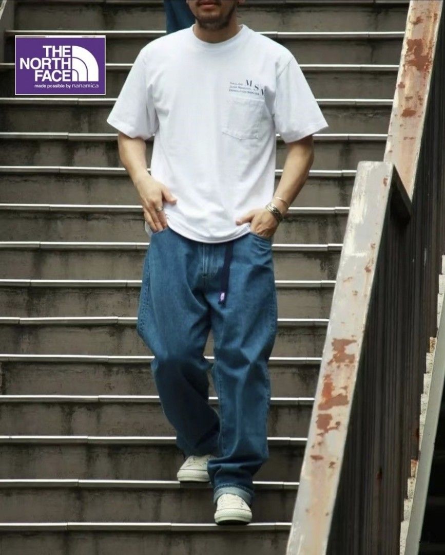 THE NORTH FACE PURPLE LABEL Denim Tapered Pants [ NT5310N ], 男裝