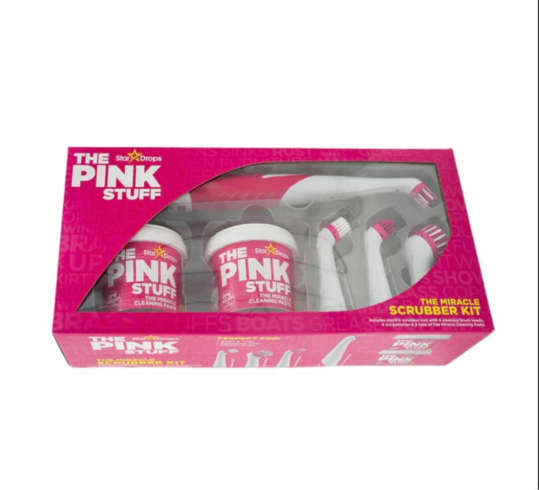 The Pink Stuff - The Miracle Scrubber Kit UNBOXING and cleaning