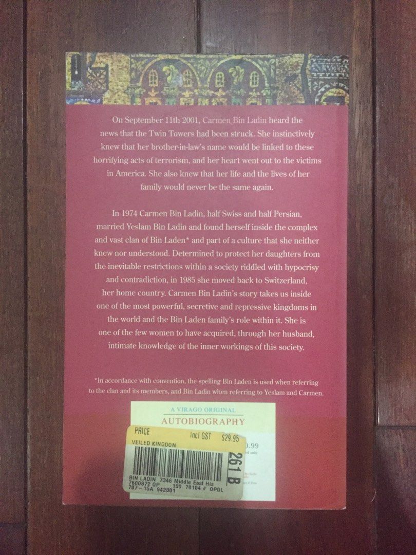 The veiled kingdom carmen bin ladin hobbies toys books