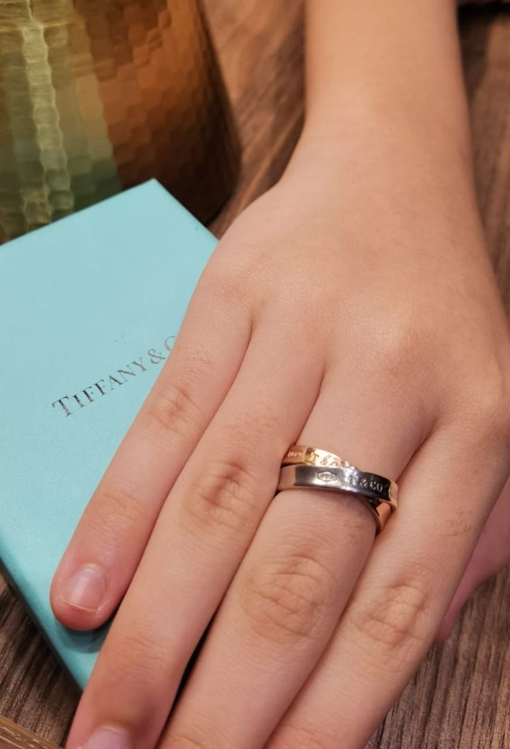 Tiffany 1837 interlocking circles ring on sale