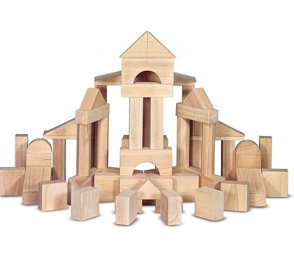 Kidkraft 60 piece shop wooden block set