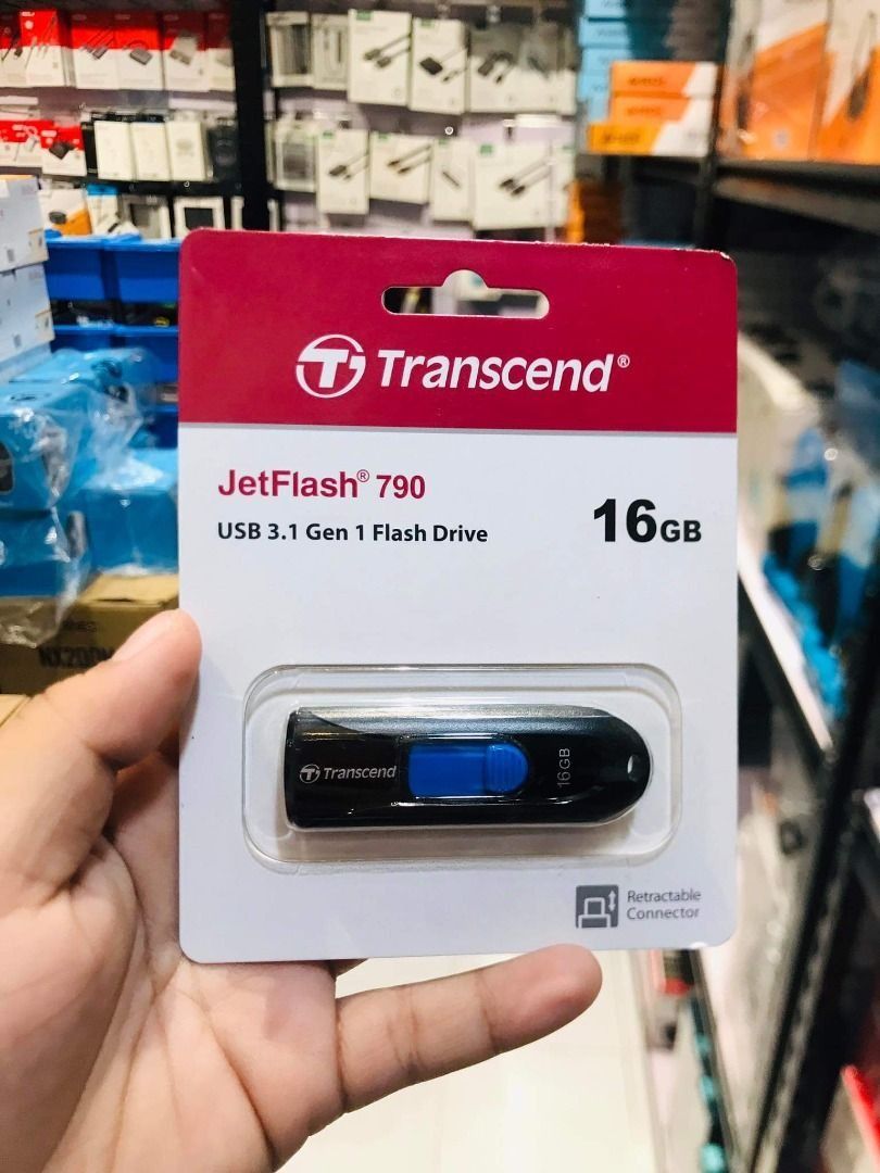 Transcend 16GB JF790 Flash Drive USB 3.1 TS16GJF790K, Mobile Phones ...