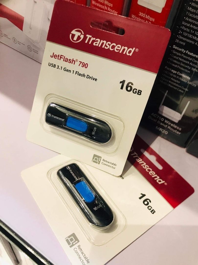 Transcend 16GB JF790 Flash Drive USB 3.1 TS16GJF790K, Mobile Phones ...