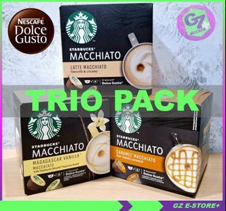 TRIO PACK NESCAFÉ Dolce Gusto Starbucks Macchiato Series