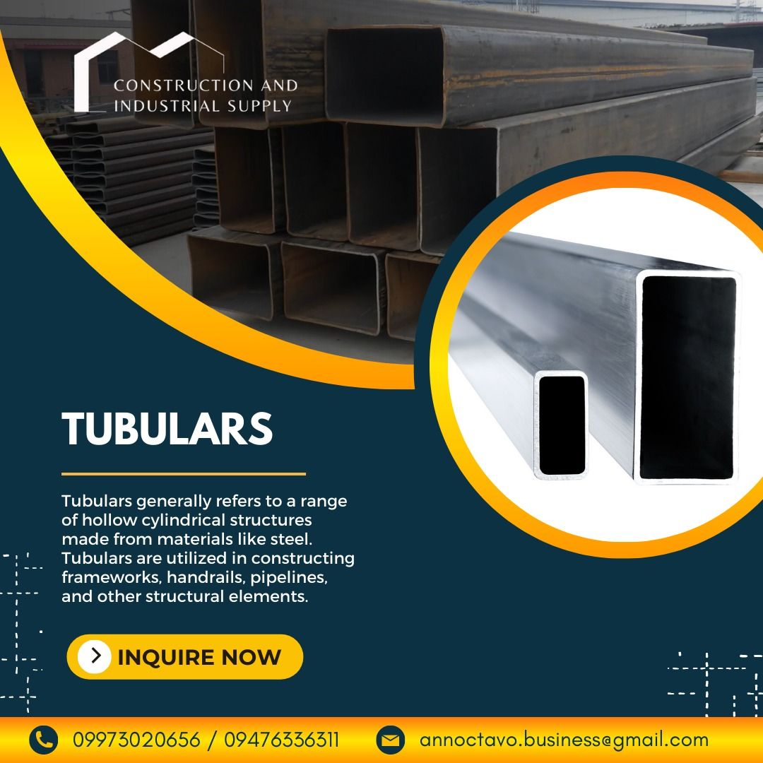 Tubular Cylindrical Shapes Hollow Structures Pipe And Tube 