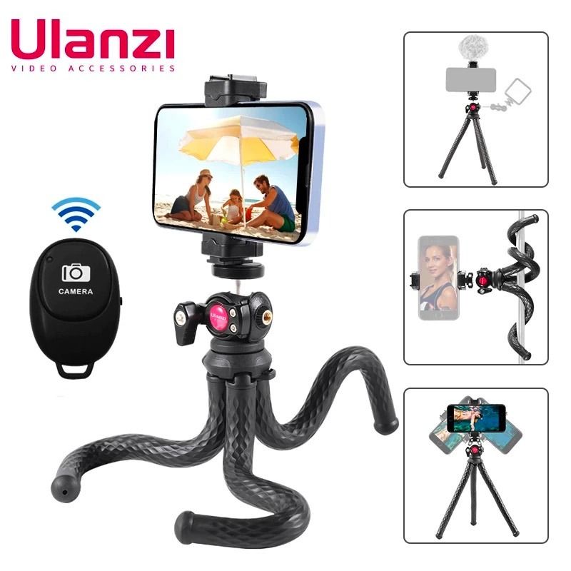 ULANZI FT-01 Flexible Octopus Tripod Gorillapod with Phone Holder