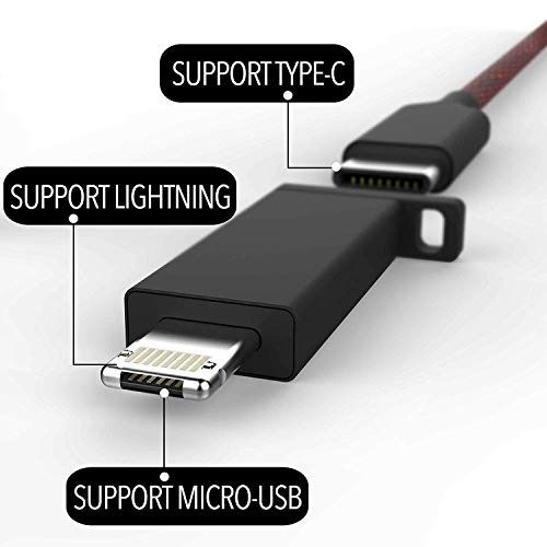 Unitron World Universal 4 in 1 3FT Multi Charger Cable - USB C and ...