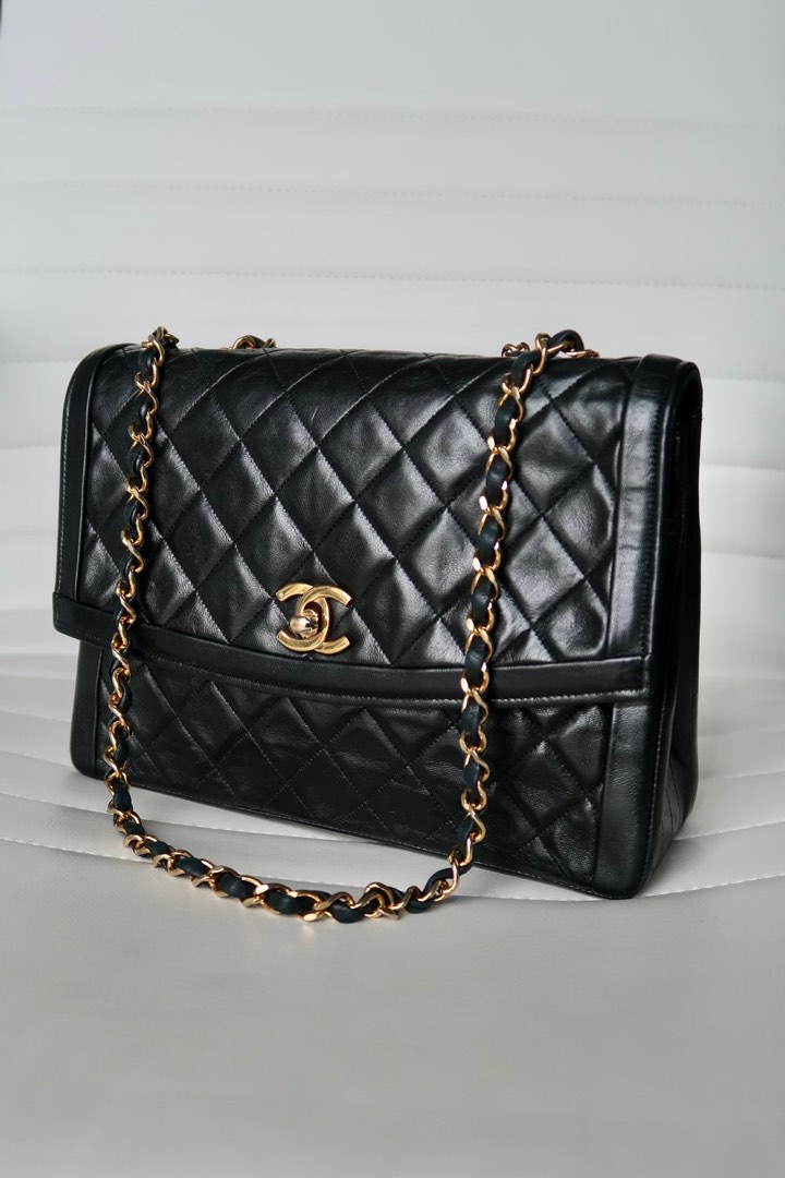 Chanel Mini Flap Bag in Black Lambskin - Kate Middleton Bags - Kate's Closet