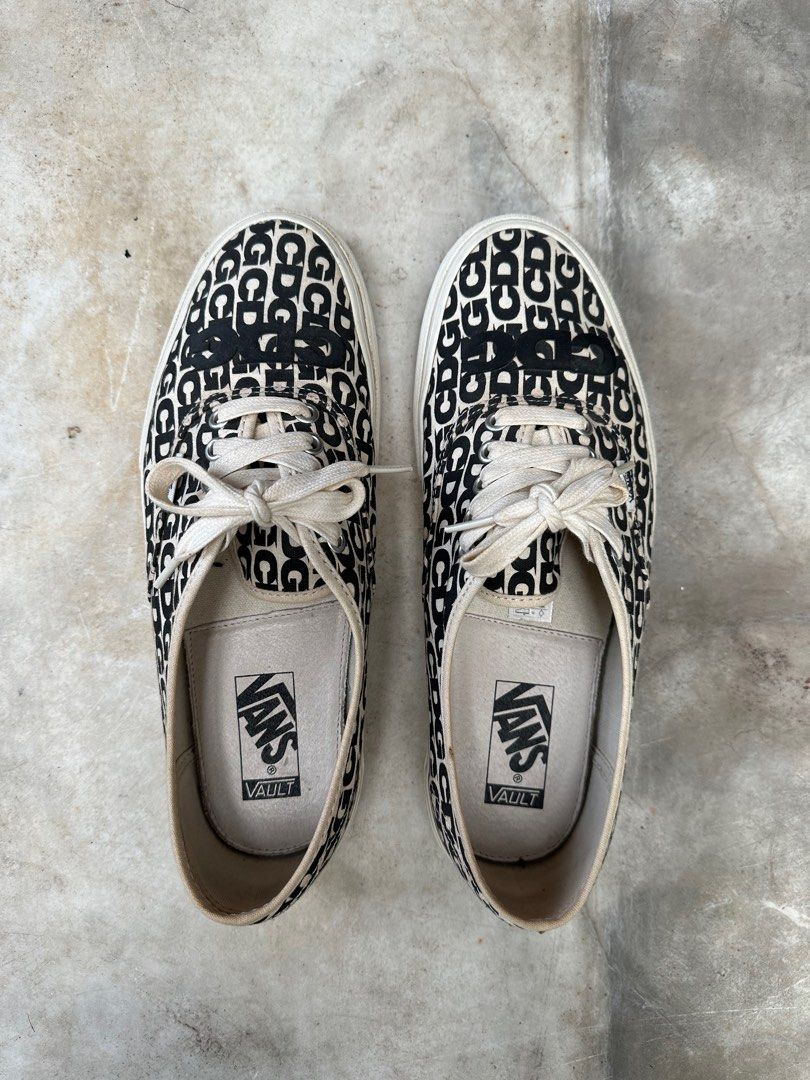 Comme des garcons × vans vault authentic black sales