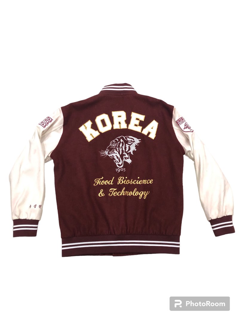 Varsity Jacket KOREA (FREEPOS), Men's Fashion, Coats, Jackets and