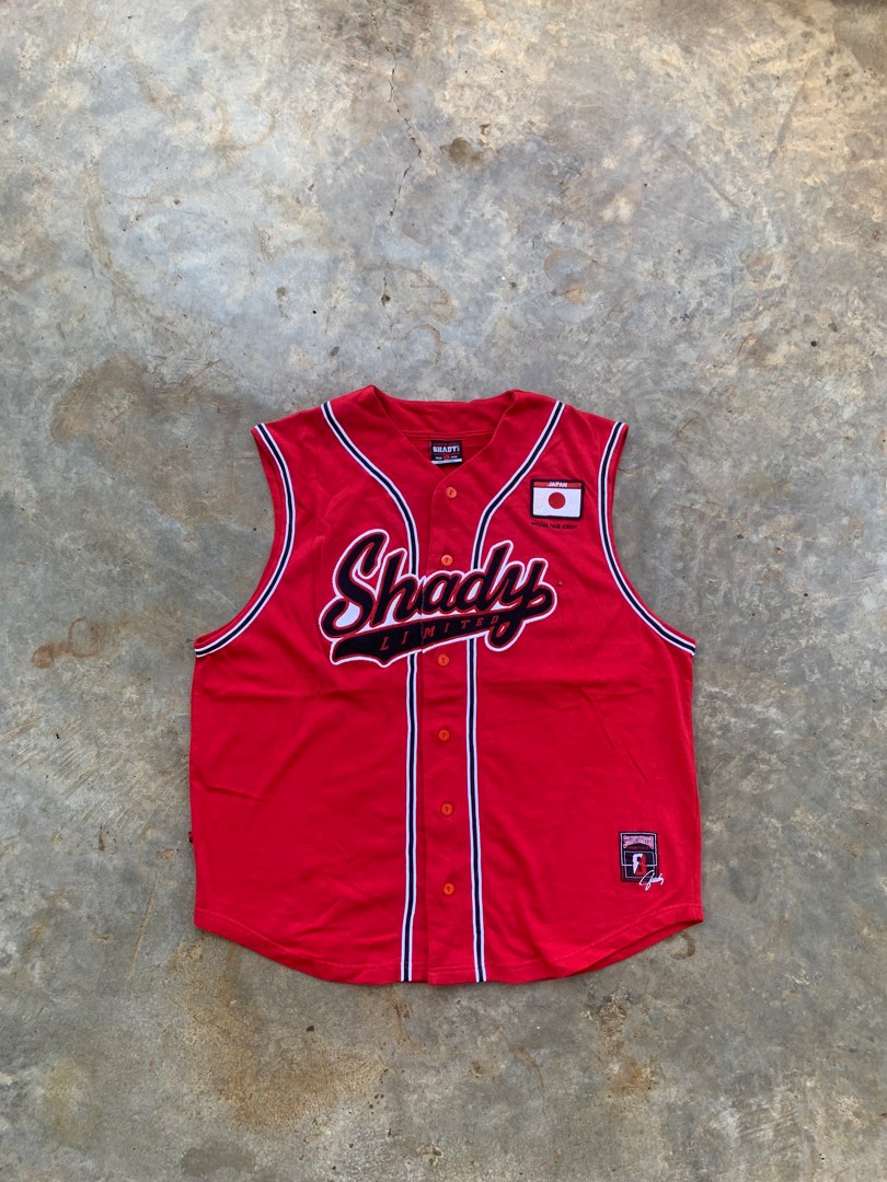 Vintage 90s Shady Limited Sleeveless Basketball Jersey Rapper 