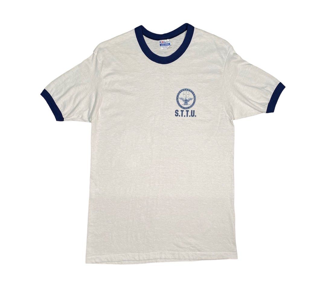 Hanes ringer on sale t shirt