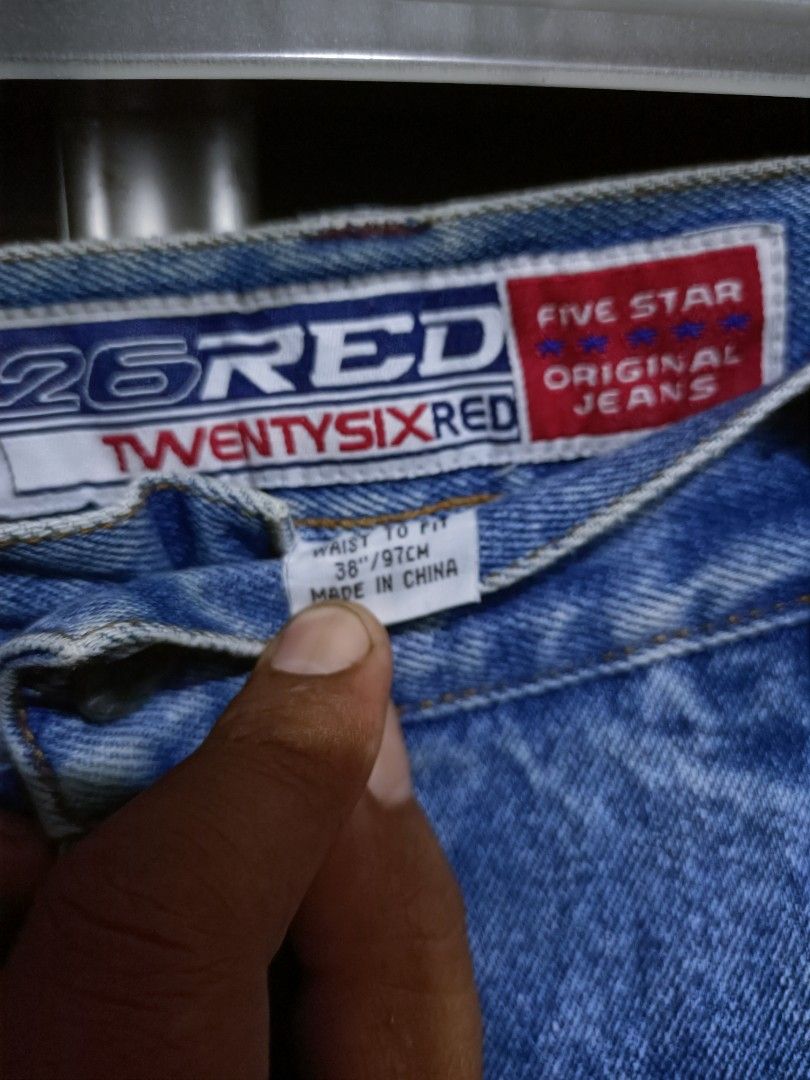 26 red cheap jeans 90s