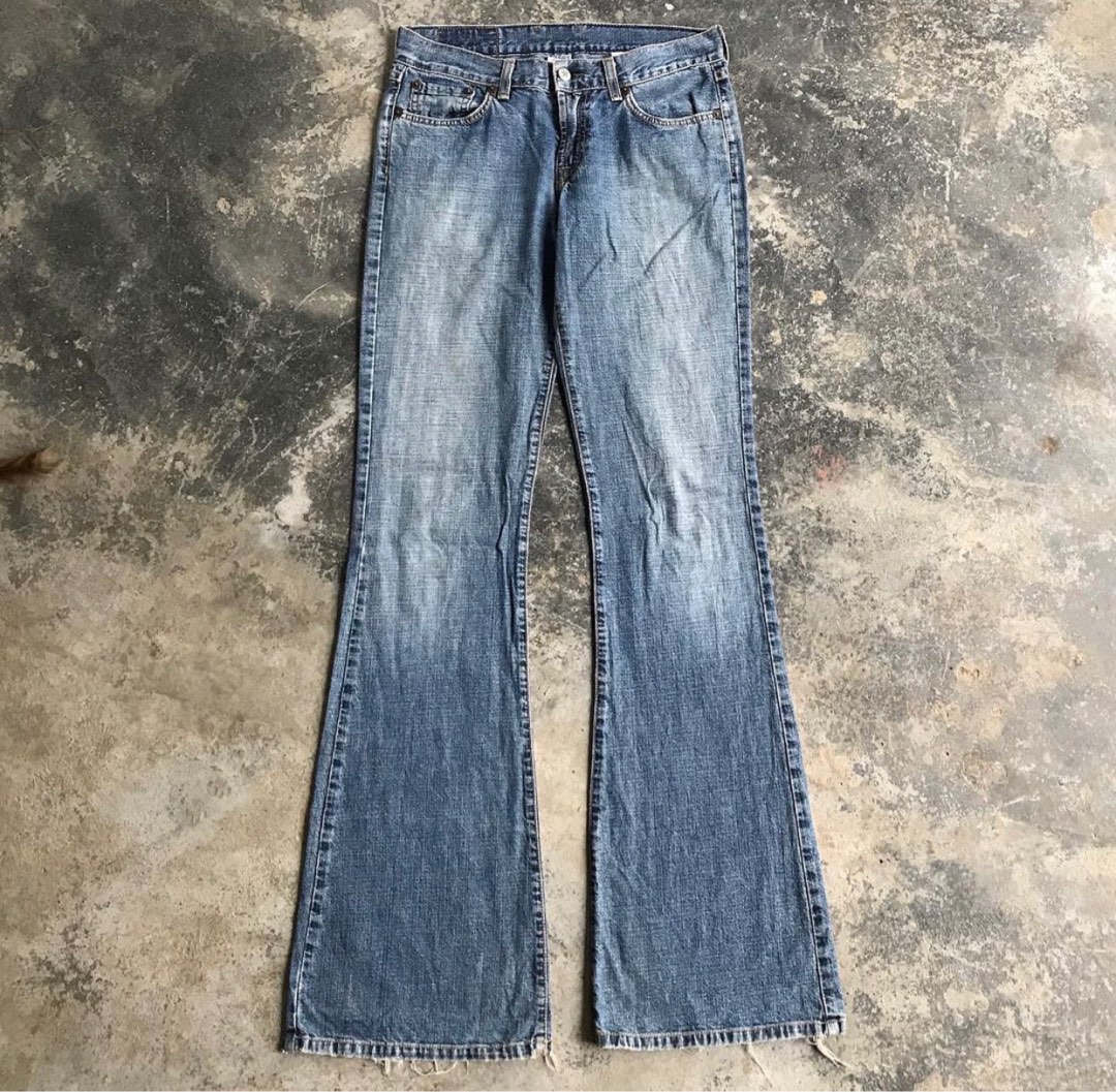 VINTAGE LUCKY BRAND JEANS DUNGAREES, Women's Fashion, Bottoms