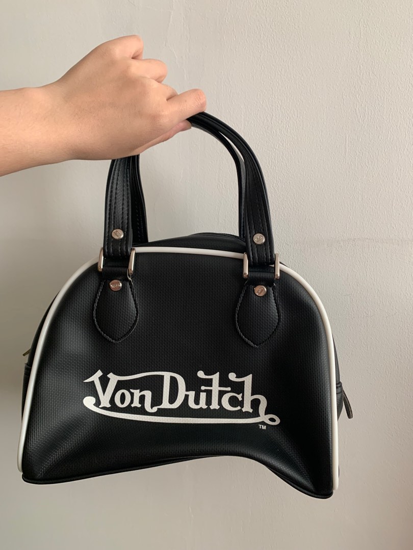 Black von dutch bag hot sale