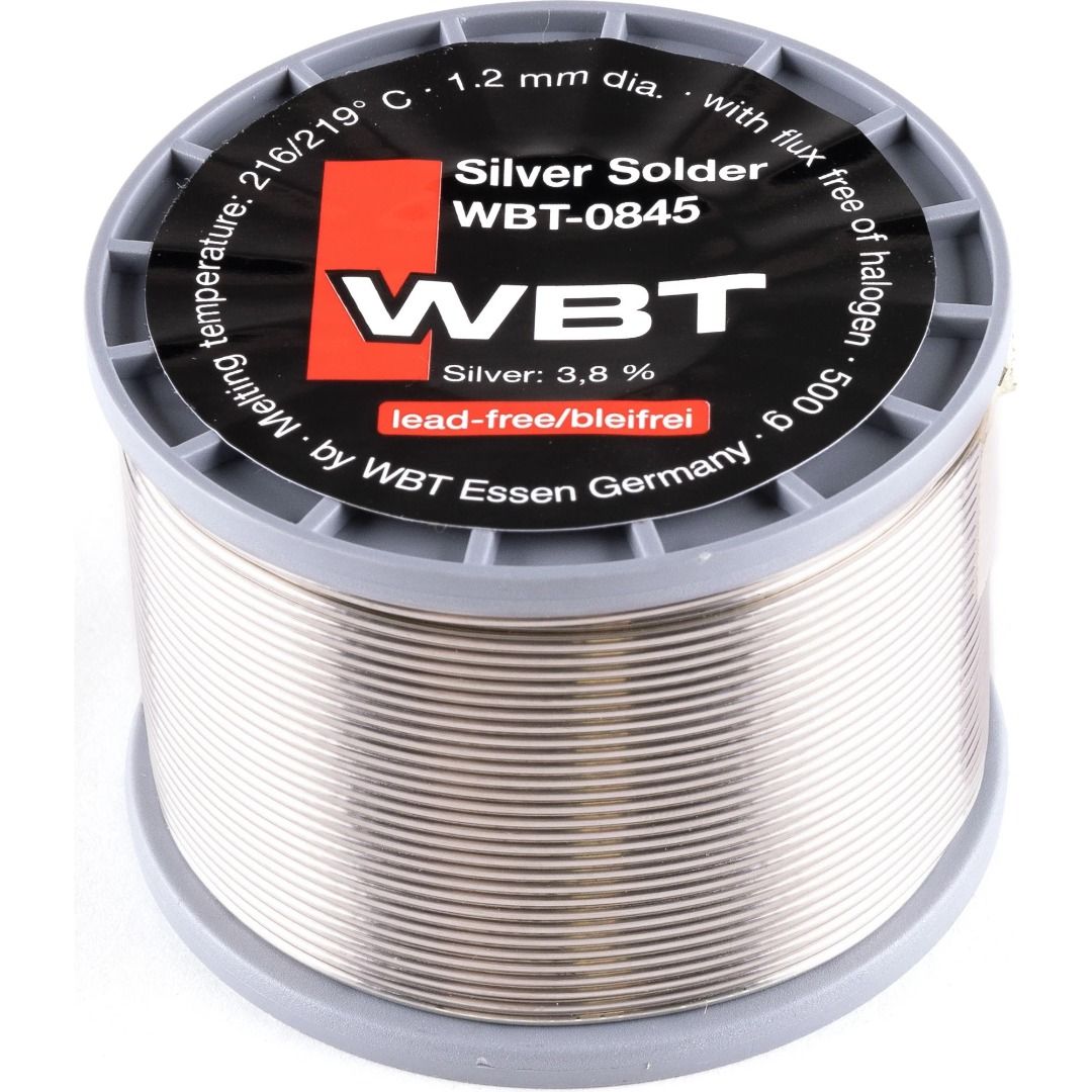 WBT 0845 Silver Solder 500g 1.2mm Lead Free Furniture Home