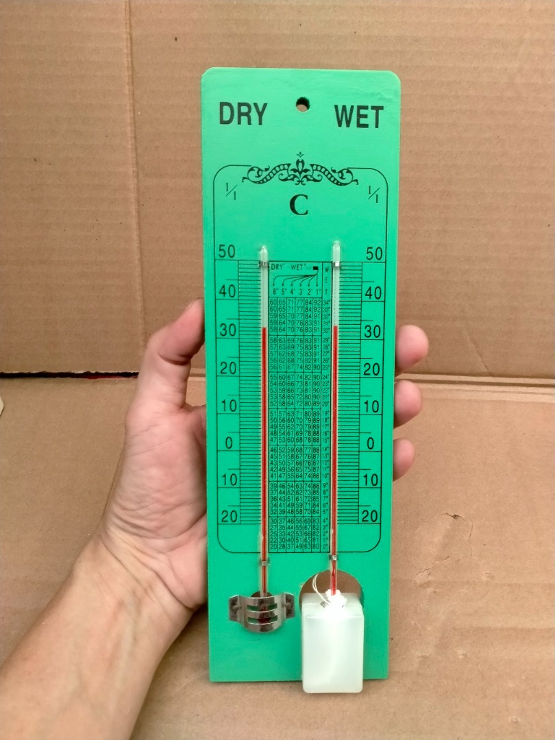 Wet and Dry Bulb Thermometer Masons Hygrometer IMPA 370251