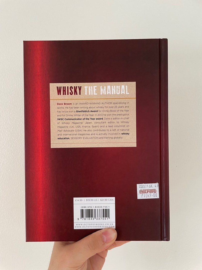 Whisky The Manual (Category: Storybooks) located in Quezon City. Submitted by girlwhohaseverything (Listing ID 1255672329, Image 2). Description: This highly accessible and enjoyable guide is full of practical and fascinating information about how to enjoy whisky. All whisky styles are covered, including (just whisper it) blends. Along the way a good few myths are exploded, including the idea that whisky has to be taken neat. In ‘What to Drink’, 