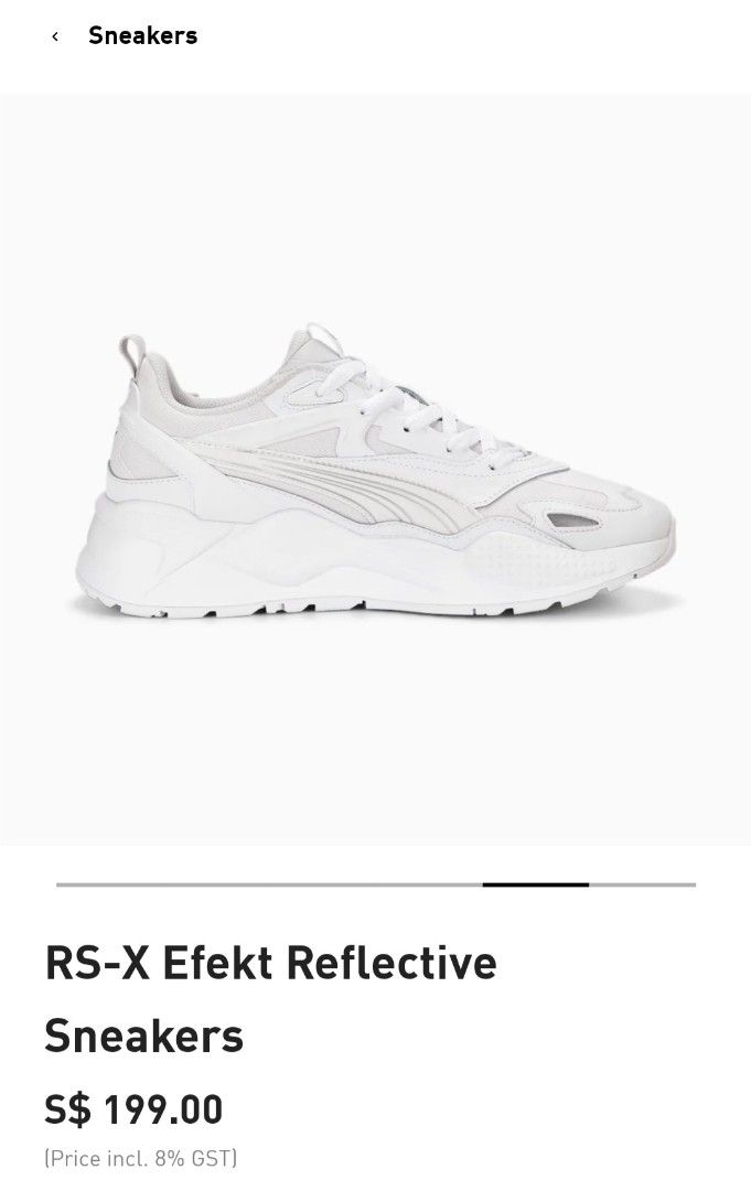 Puma rs top x all white