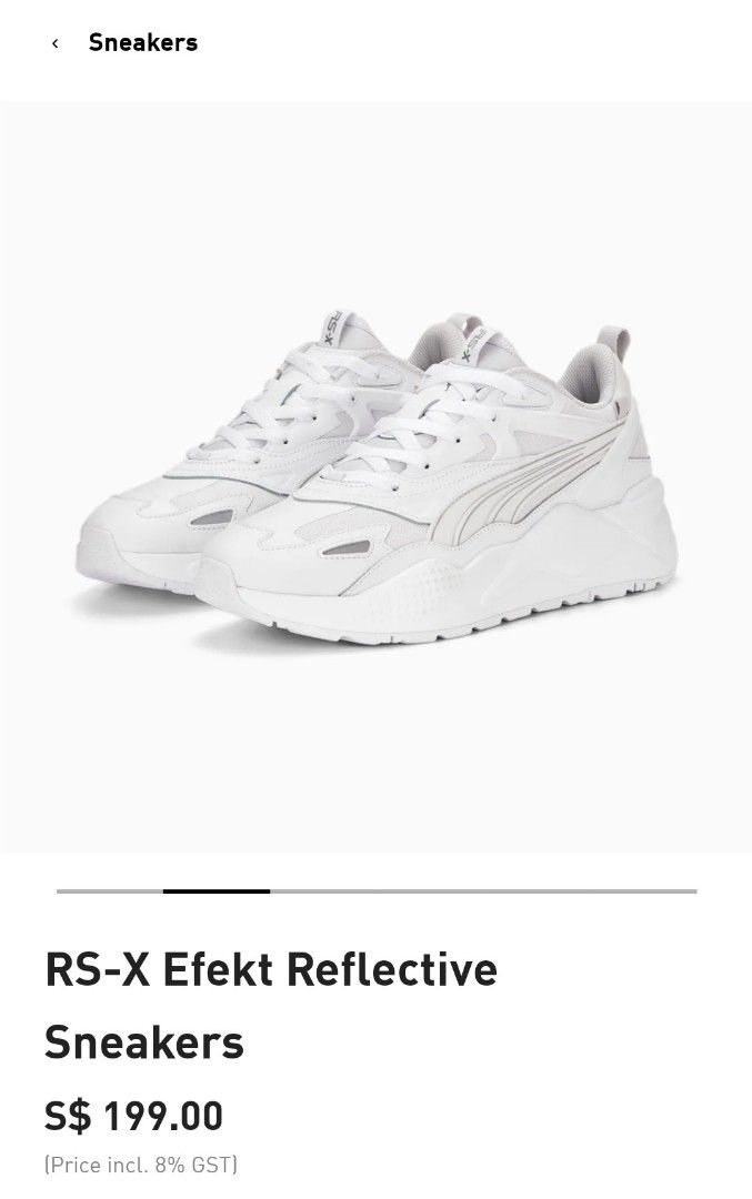 Puma rsx 2024 all white
