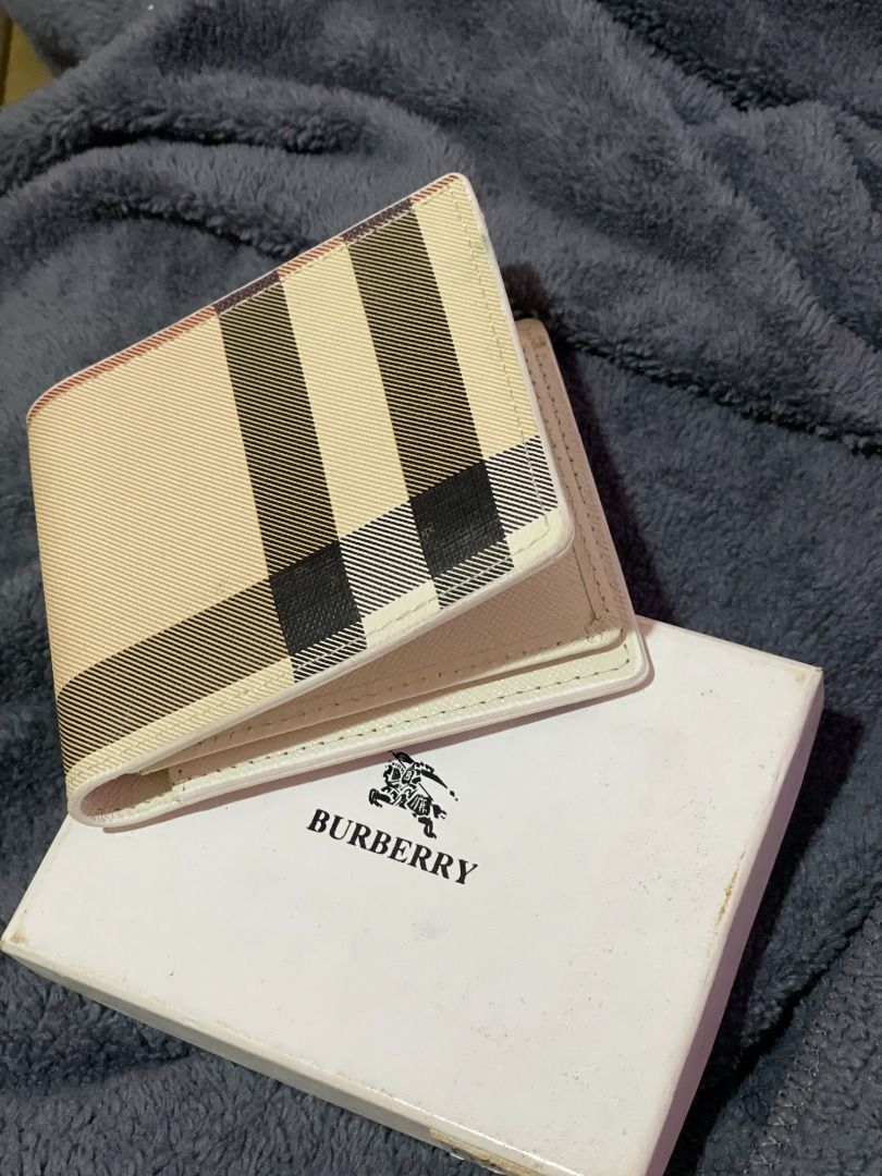 Burberry mens wallet sale deals